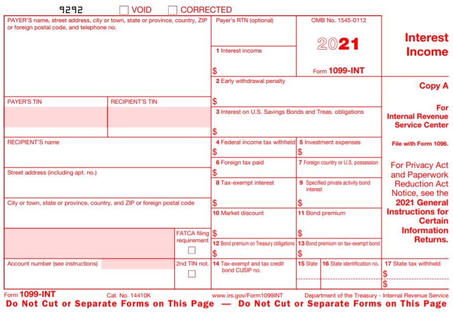 Printable 1099 Forms Free Download Printable Templates